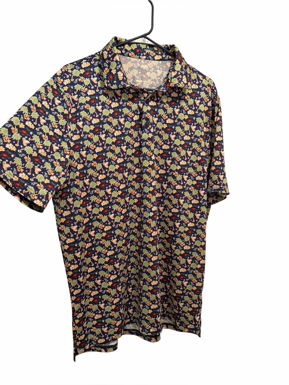 1764 Men's Floral Golf Polo. Size large. Good condition - Picture 3 of 5